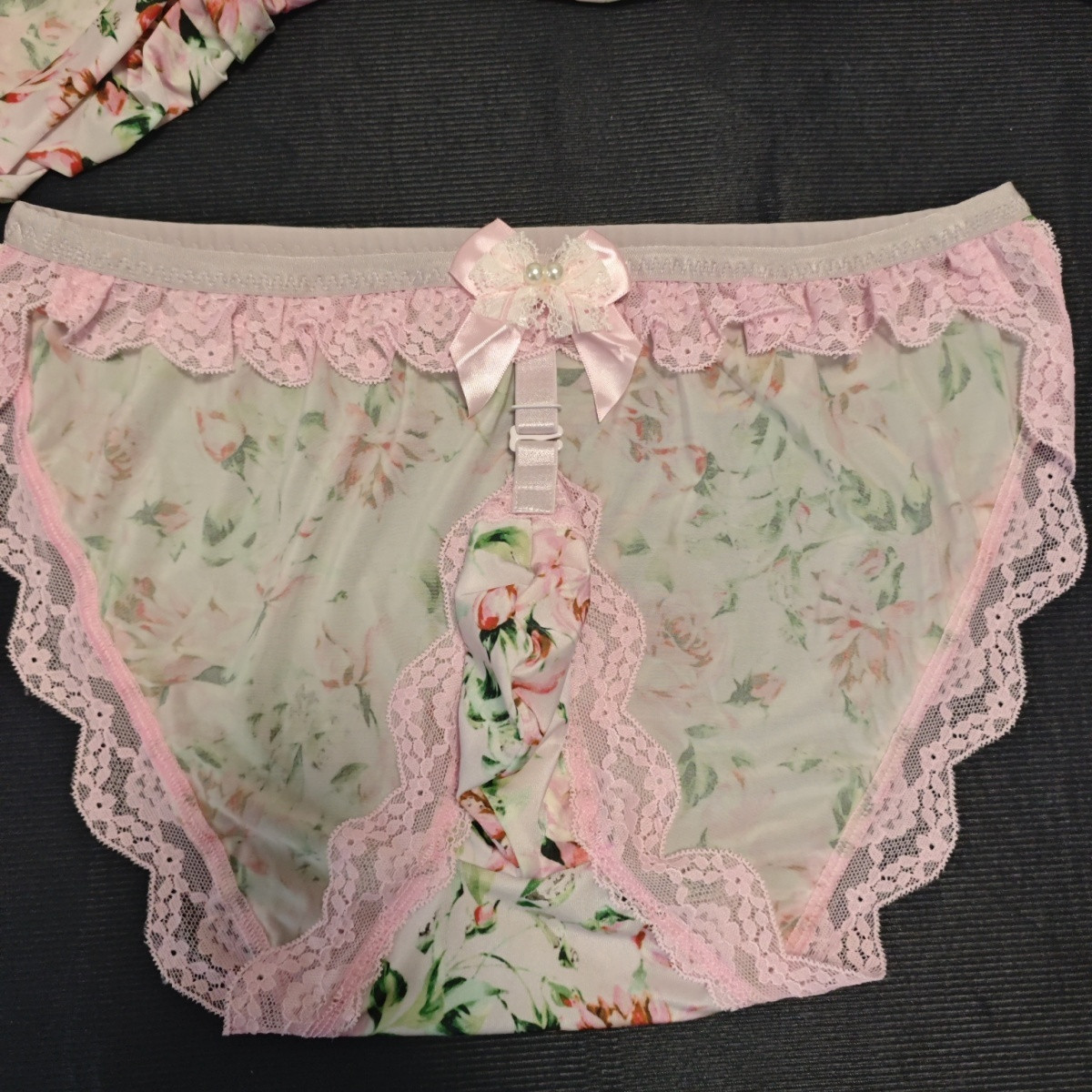 Embellish Knit - Handmade Floral Sexy Cute Man Briefs