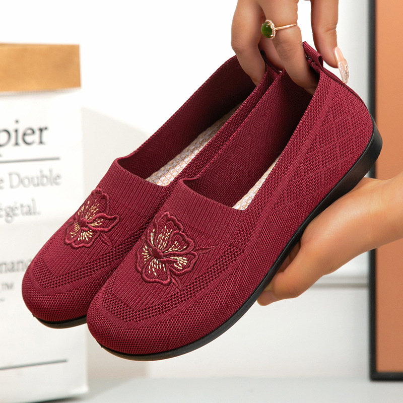 Women Knit Slip On Loafers Flo - Embellish Knit recension och pris