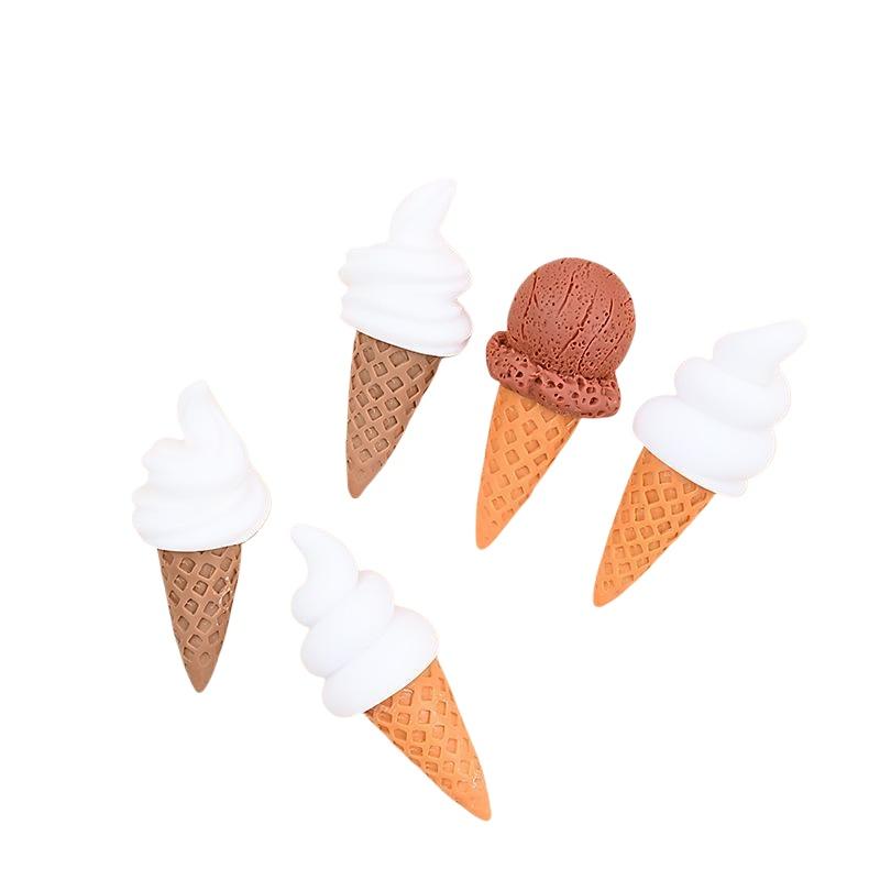 Kawaii Mini Resin Ice Cream Em - Embellishments For Scrapbooking recension och pris