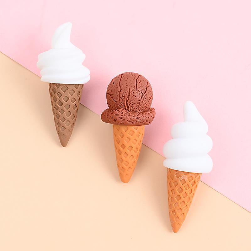 Kawaii Mini Resin Ice Cream Em - Embellishments For Scrapbooking recension och pris
