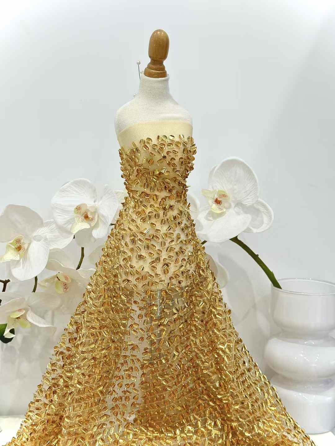 2025 Crystal sequins embroider - Crystal Mesh Fabric recension och pris