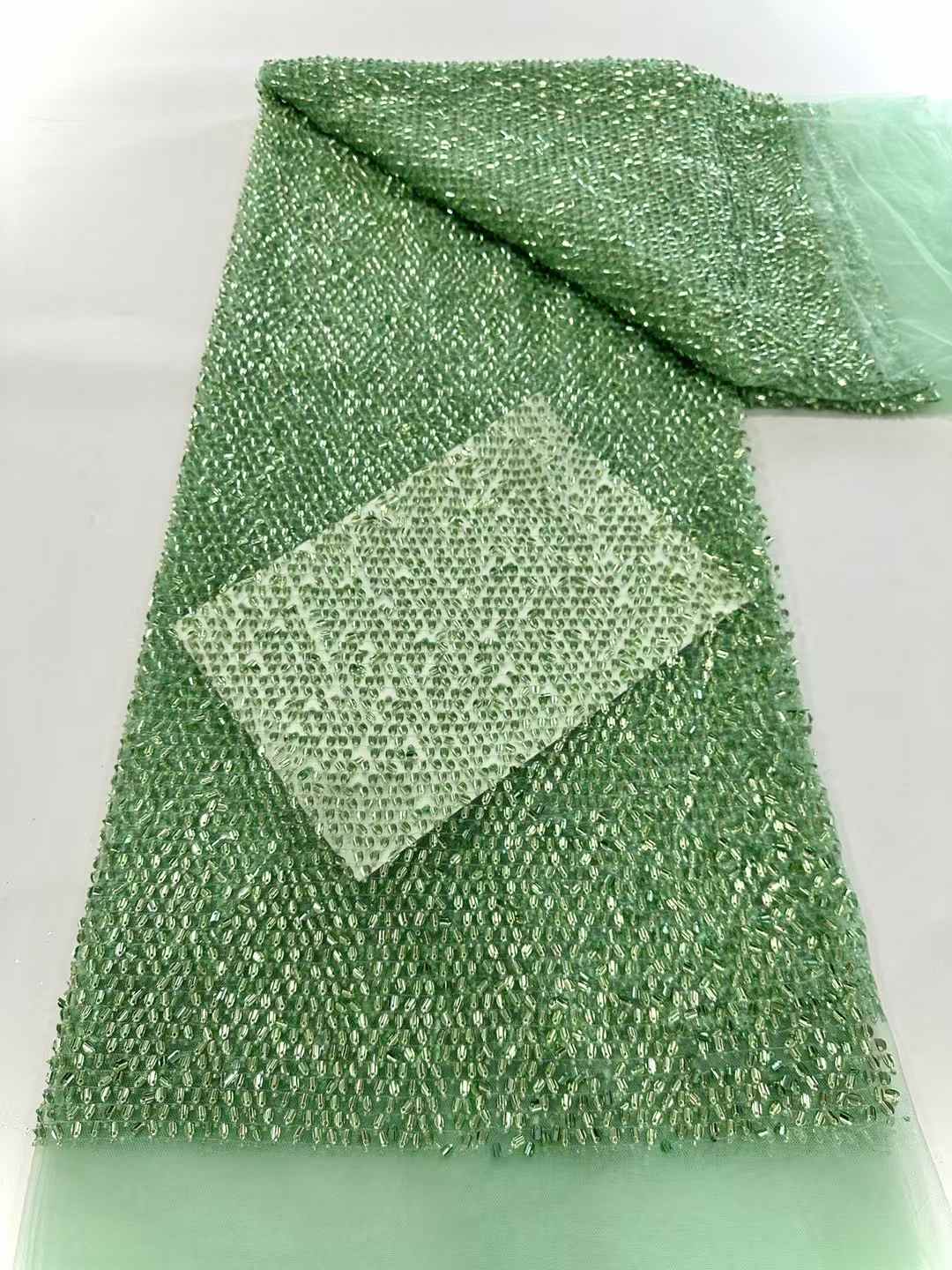 2025 Crystal sequins embroider - Crystal Mesh Fabric recension och pris