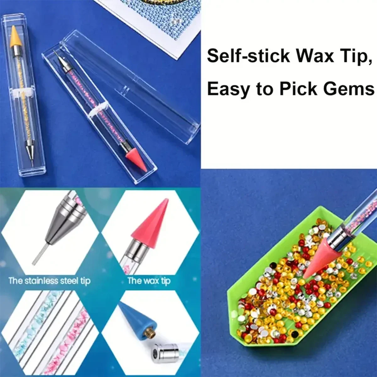 Waxless Diamond Painting Tool, - Embroidery Craft recension och pris