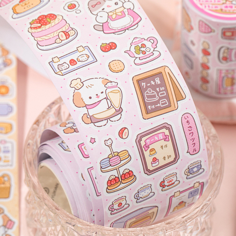 1 Roll Cute Cartoon Washi Tape - Embellishments For Scrapbooking recension och pris