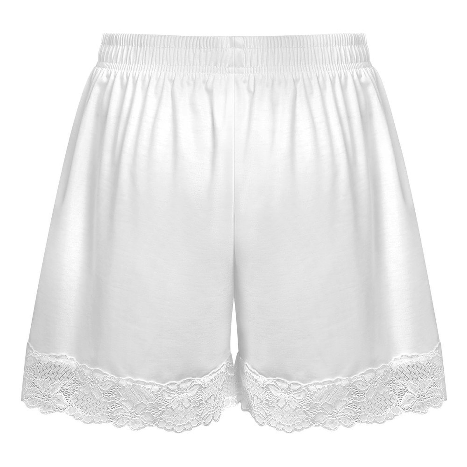 Women's lace trimmed sleep pan - Elastic Lace Trim recension och pris