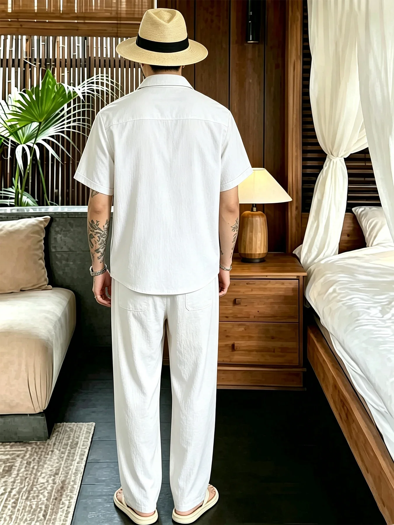 Men Summer Vacation Outfit 2 P - Embellish Knit recension och pris