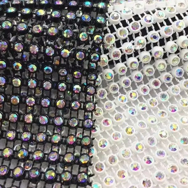 24 Rows Crystal Diamond Mesh T - Crystal Mesh Fabric recension och pris
